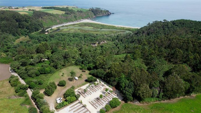 Vista aérea de las mejoras de Barayo.