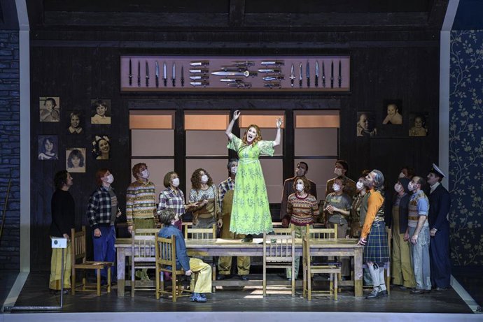 Archivo - Imagen de archivo de la representación de una ópera en Les Arts. 