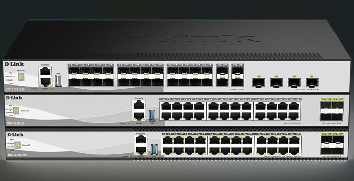 La nueva serie DXS-3130 de switches de D-Link.