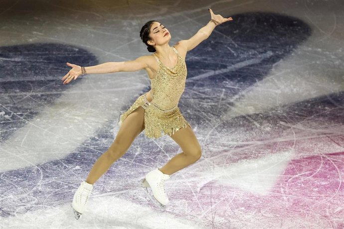 Archivo - La patinadora rusa Adeliia Petrosian, en los Juegos Olímpicos de Invierno de Milán-Cortina 2026.