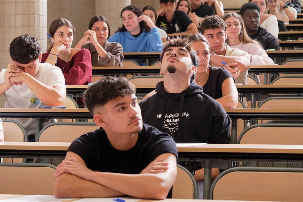Prueba de la PAU en la Universidad de La Laguna