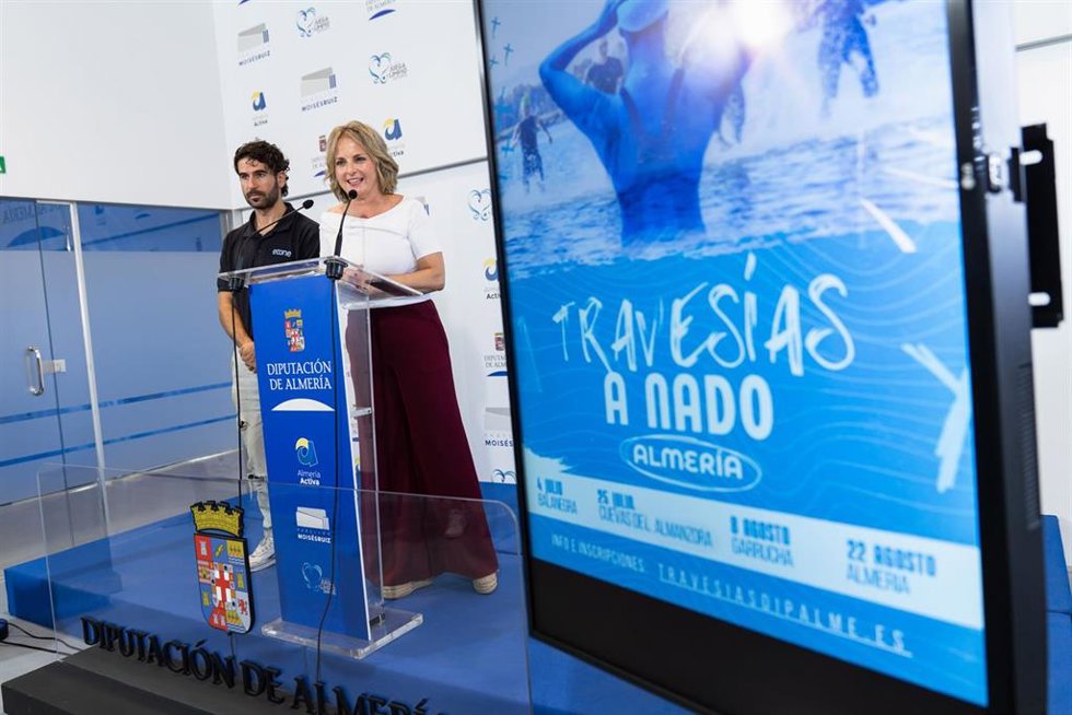 Presentación del circuito 'Travesías a Nado Diputación de Almería 2026'.