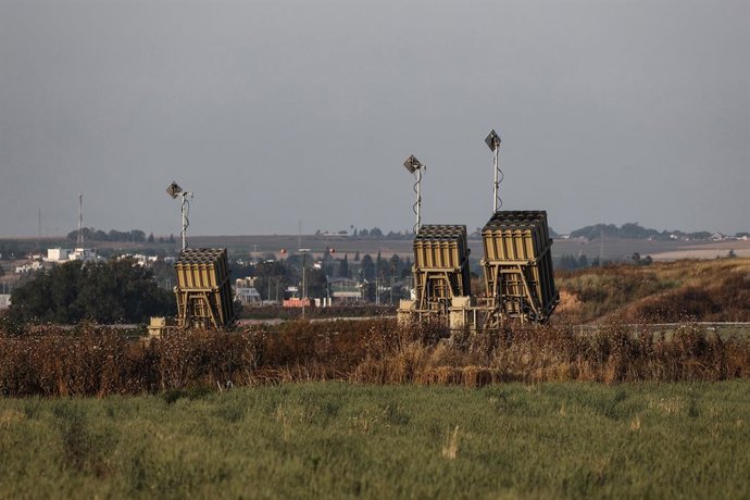 Archivo - Arquivo - Imagem de arquivo das baterias da Cúpula de Ferro, em Israel.