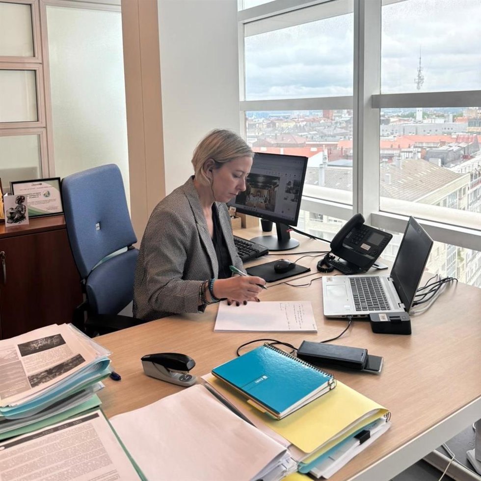 La directora de la Agencia Asturiana de Cooperación, Beatriz Coto.
