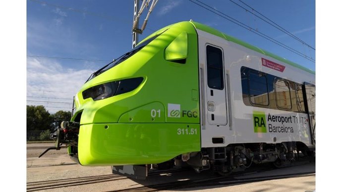 El primer tren para la conexión Barcelona - Aeropuerto