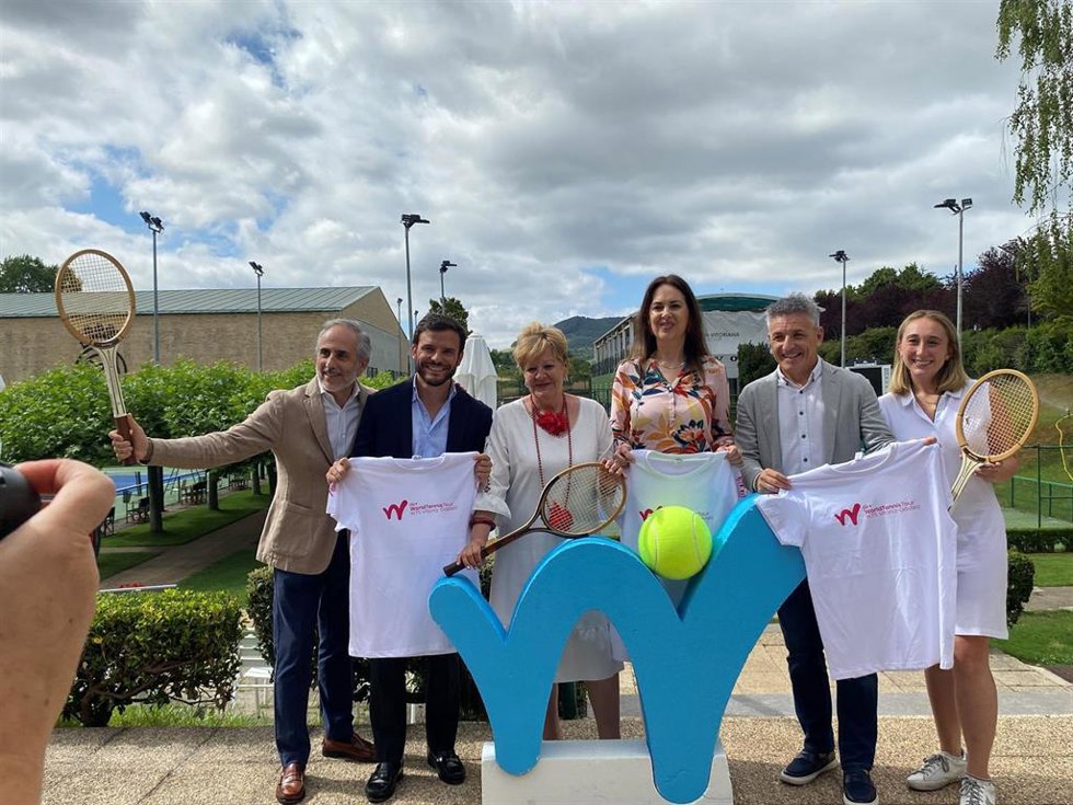 Presentación del Araba World Tennis Tour Femenino-Open Peña Vitoriana