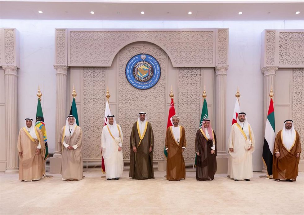 Archivo - Dirigentes de los países del Consejo de Cooperación del Golfo en una reunión en Kuwait 