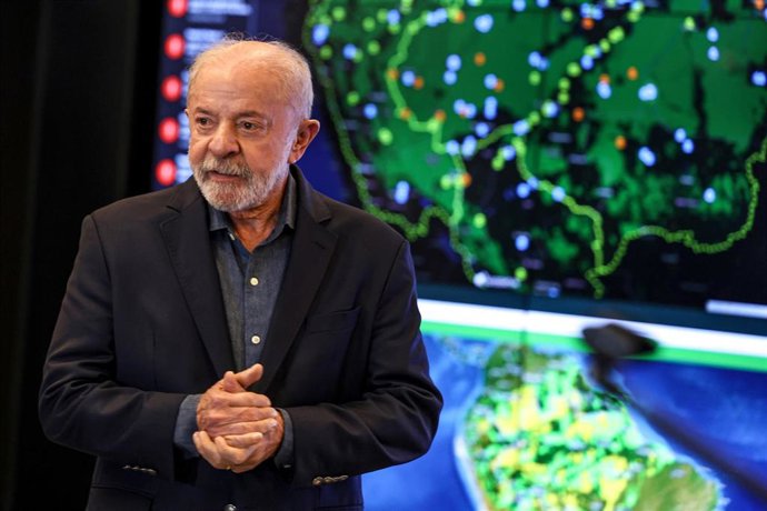 Luiz Inácio Lula da Silva, presidente de Brasil.