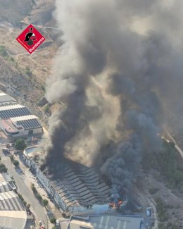 Imagen del incendio