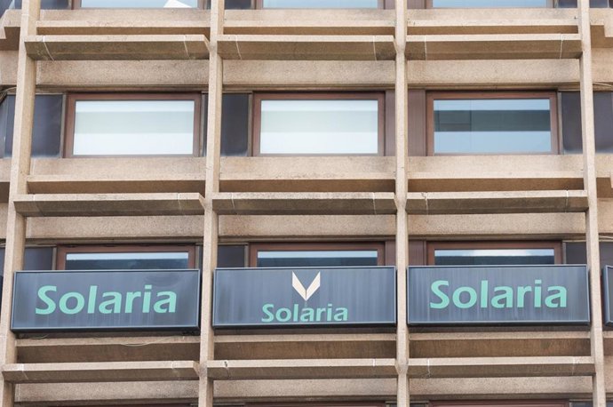 Archivo - La sede de Solaria, a 19 de mayo de 2023, en Madrid (España). 