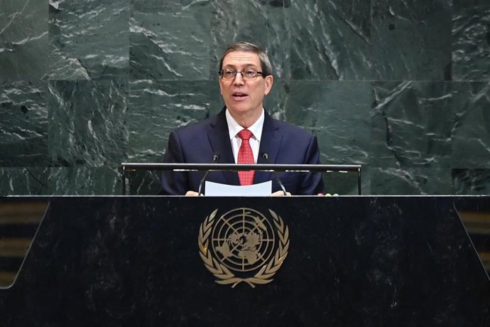 Archivo - El ministro de Exteriores cubano, Bruno Rodríguez, en una imagen de archivo
