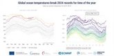 Foto: Las temperaturas diarias de la superficie del mar a nivel mundial baten récords para la época del año, según Copernicus