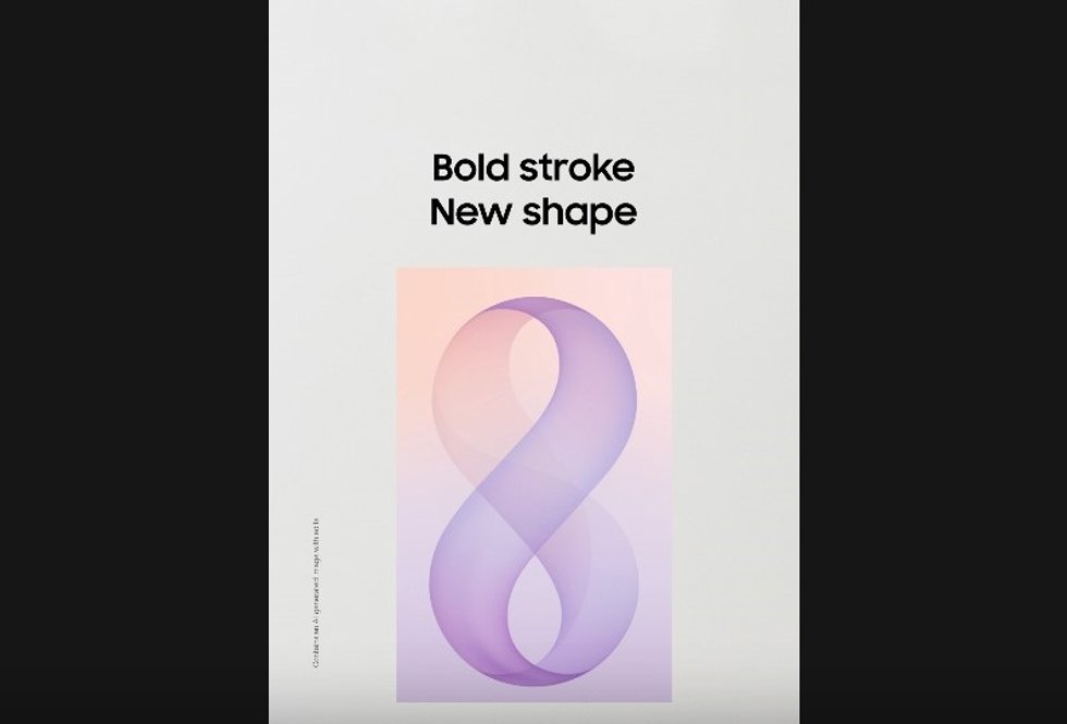 Teaser de los nuevos 'smartphones' plegables Galaxy Z de Samsung.