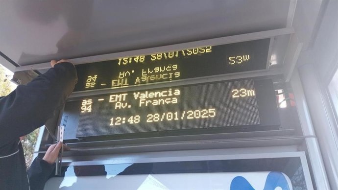 Archivo - Parada de la EMT
