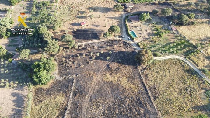 Imagen de la zona afectada