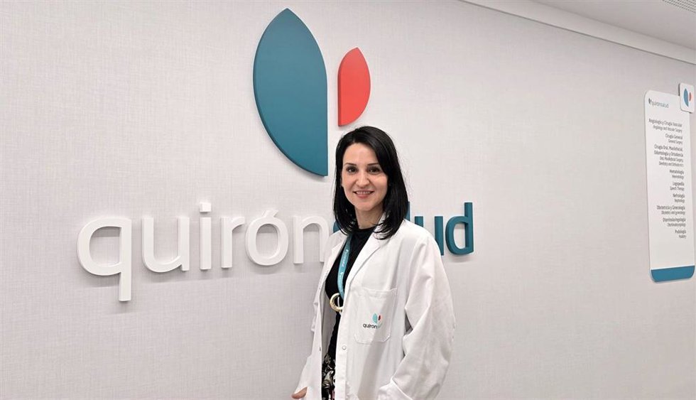 Alicia Cabrera del Servicio de Dermatología del Hospital Quirónsalud Marbella