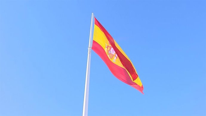 Archivo - Bandera de España.