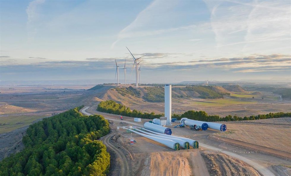 Repotenciación eólica Statkraft en parque Montes de Cierzo, Navarra.