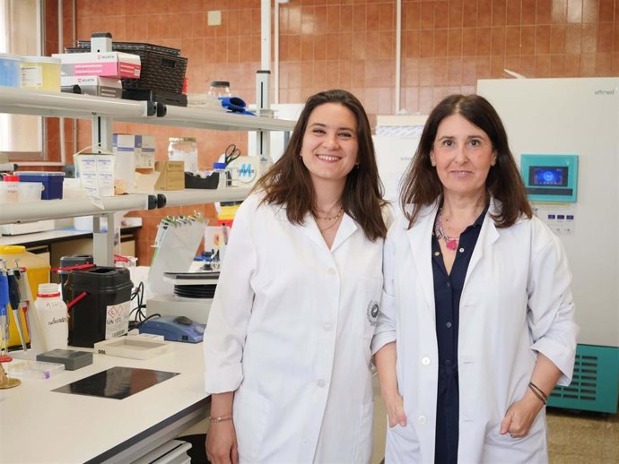 Las investigadoras Marina Ponce y Alicia Rivera