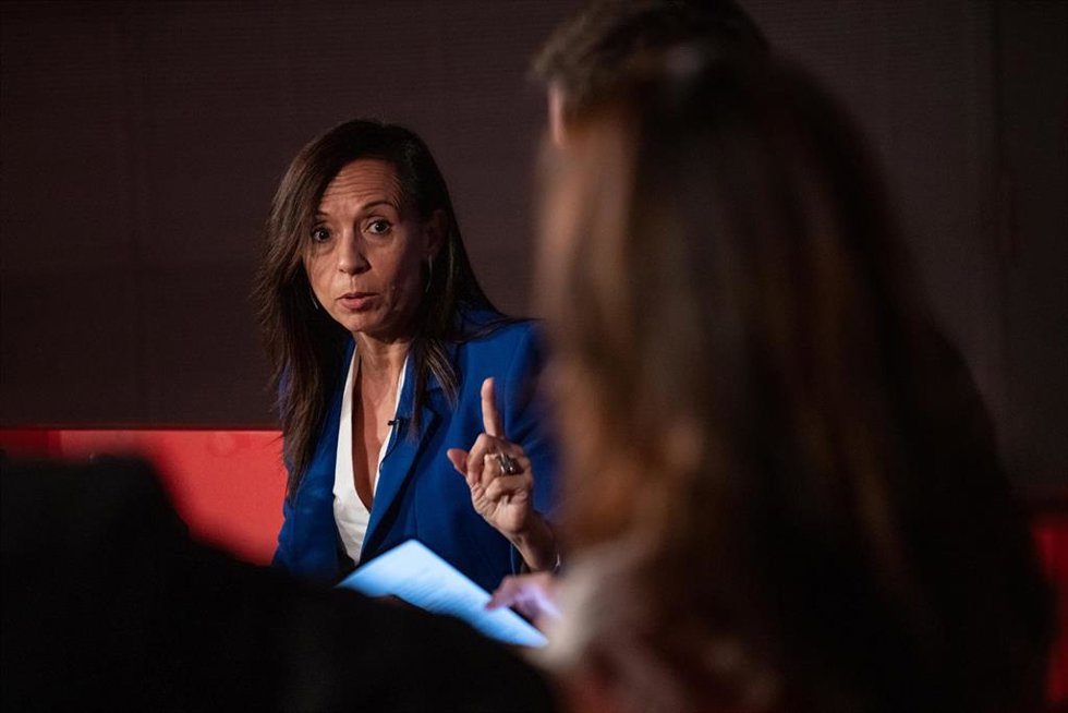 La Presidenta de REDEIA, Beatriz Corredor.