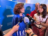Foto: Carmen Calvo defiende que la regularización de migrantes "pasó el filtro" del TS y del Consejo de Estado