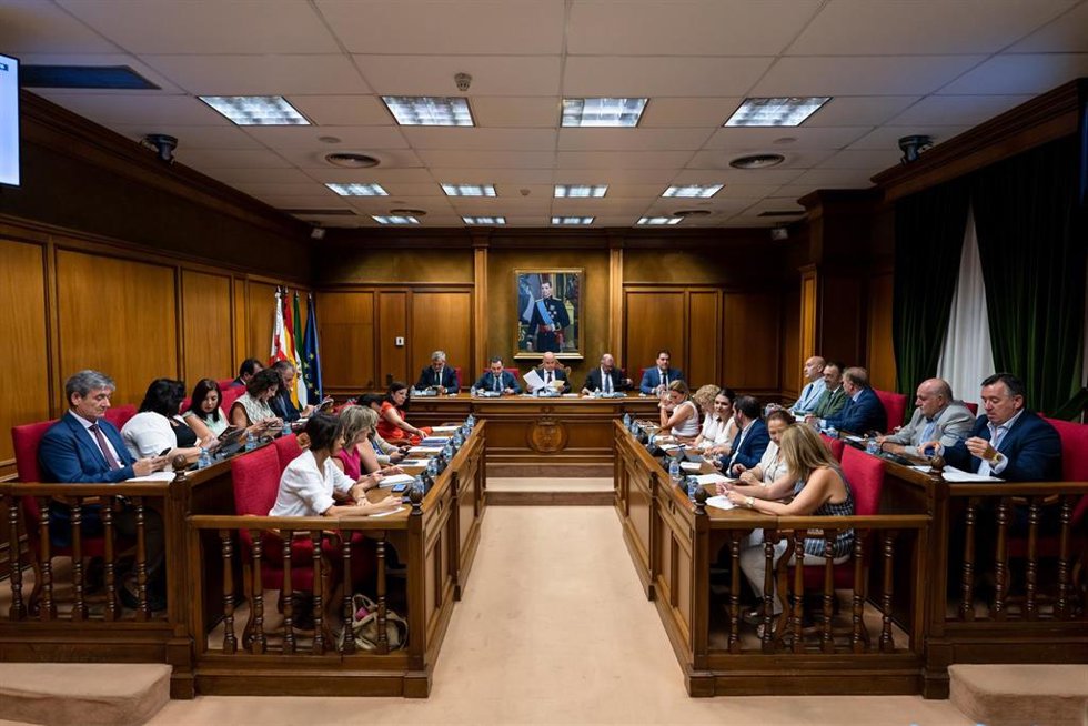 Pleno en la Diputación Provincial de Almería.