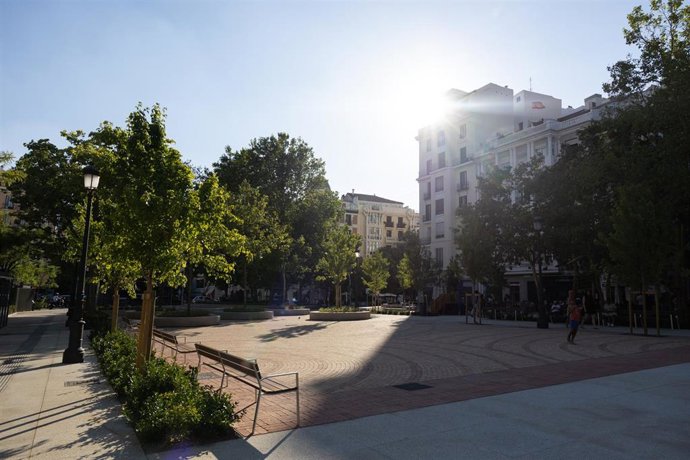 Plaza de Chamberí, a 29 de junio de 2026, en Madrid (España). 