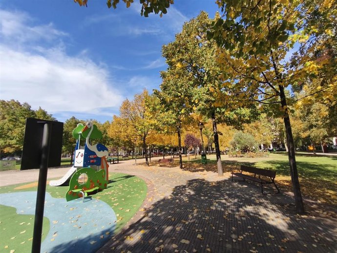 Archivo - (Un parque de Logroño