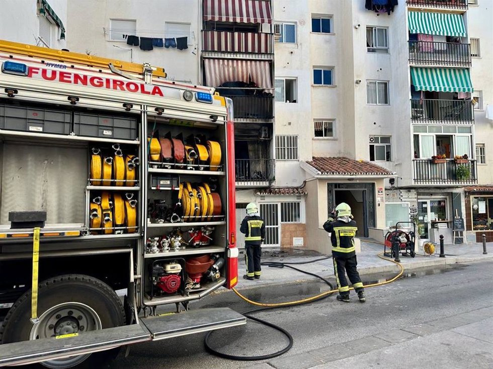 Incendio en una vivienda de Fuengirola
