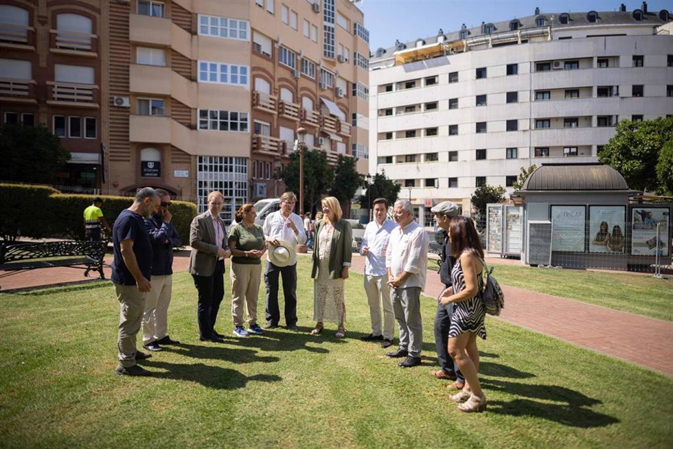 Inicio de los trabajos arqueológicos en la plaza Arqueológica de Huelva.