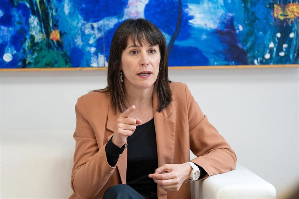 Archivo - La portavoz de BNG, Ana Pontón, durante una entrevista para Europa Press, a 12 de mayo de 2026, en Santiago de Compostela, A Coruña, Galicia (España). Ana Pontón Mondelo es una politóloga y dirigente española del Bloque Nacionalista Galego, dond