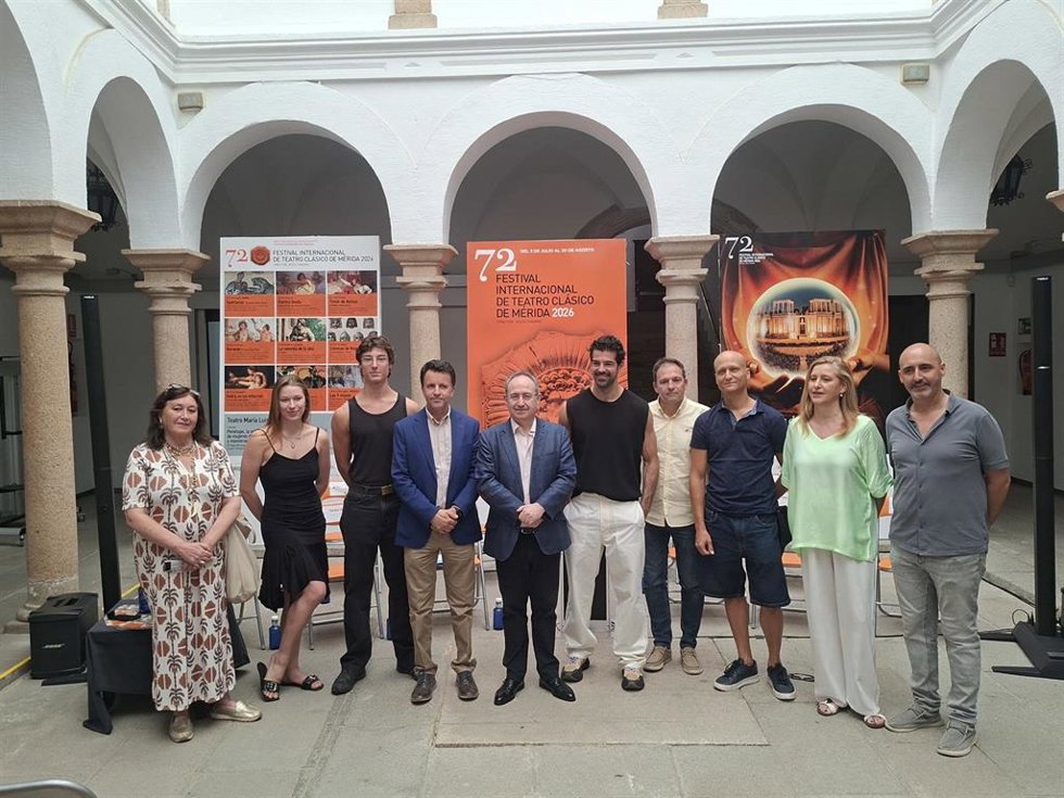 Presentación del espectáculo 'Spartacus' que abre el 72º Festival de Mérida