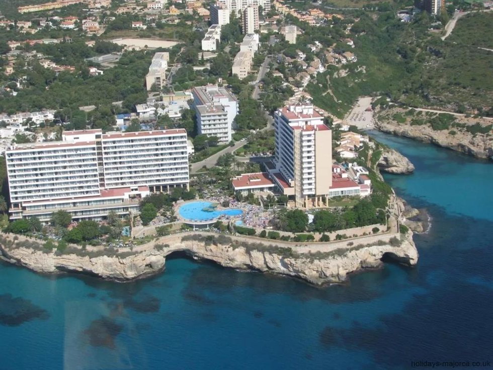 Vista aérea del núcleo de Cales de Mallorca.