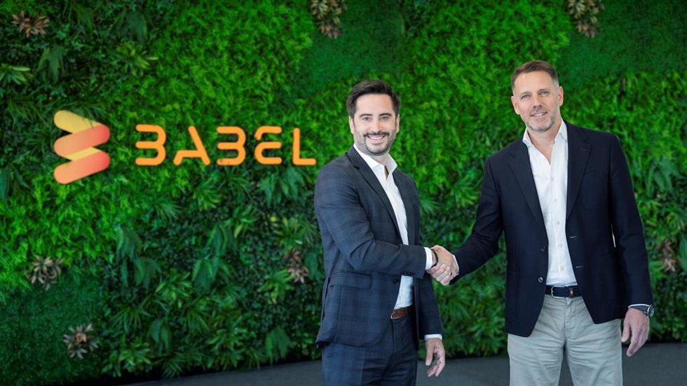 Tony Olivo, CEO de Babel, y Manuel Sáenz, CEO de la división de consultoría de Bosonit