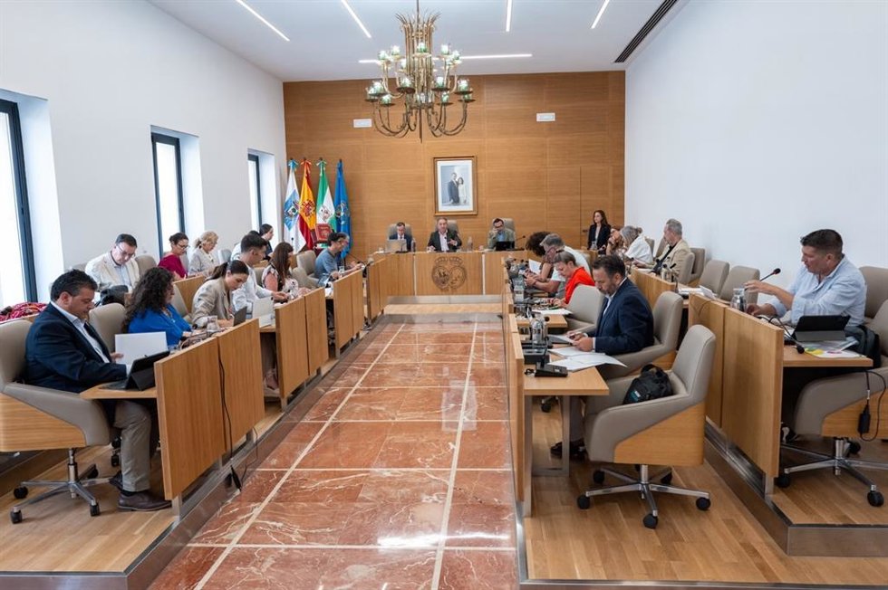 Pleno de la Diputación de Huelva.