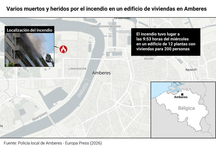 Mapa de localización del suceso. 