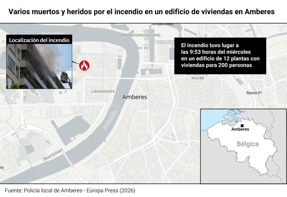 Mapa de localización del suceso. 