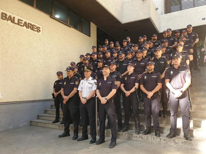 La Policía Nacional aumenta un 8,1% su plantilla en Baleares