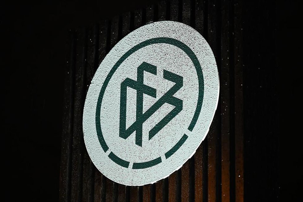 Archivo - Logo de la Federación Alemana de Fútbol (DFB).