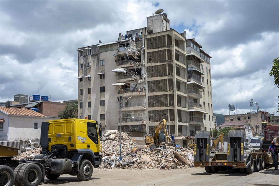 Caracas tras el doble terremoto que golpeó el país el pasado 24 de junio. 