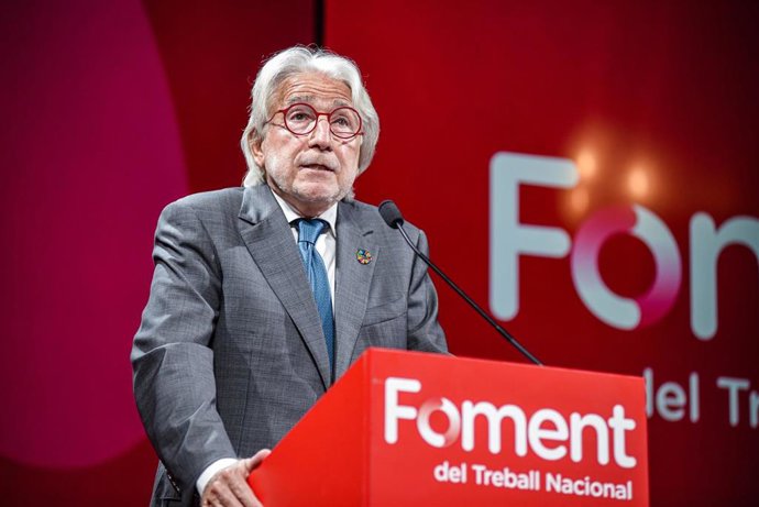Archivo - El presidente de Foment del Treball, Josep Sánchez Llibre
