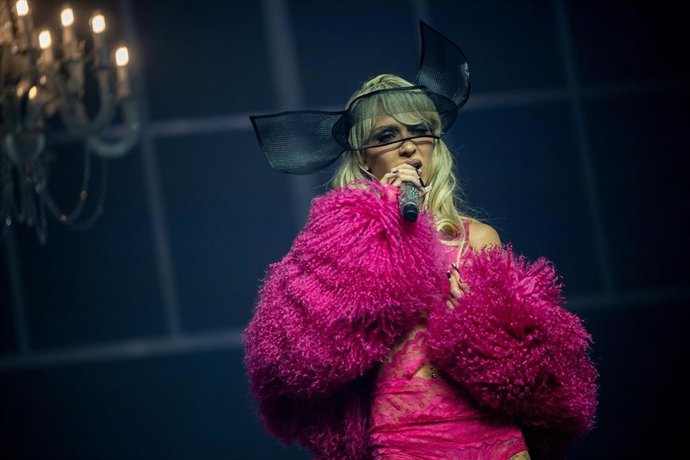 Archivo - La artista Bad Gyal durante un concierto en el Palau Sant Jordi, a 20 de marzo de 2026, en Barcelona, Catalunya (España). El concierto da el pistoletazo de salida a la gira de presentación de su nuevo álbum ‘Más Cara’.