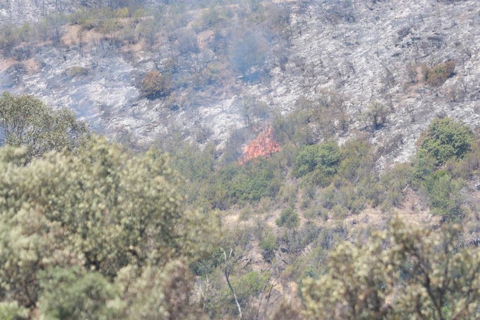 Imagen de archivo del incendio de Villanueva de los Castillejos (Huelva).