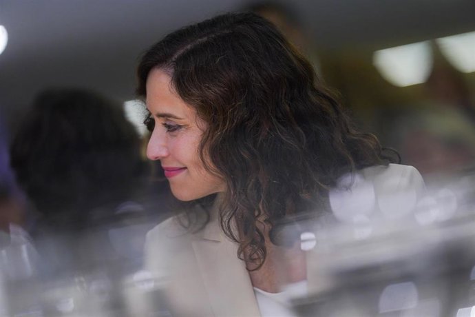 La presidenta de la Comunidad de Madrid, Isabel Díaz Ayuso