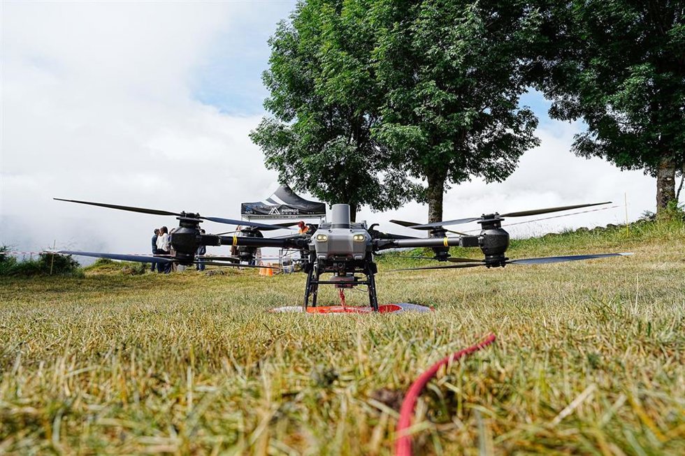 Prueba piloto con drones en la Val d'Aran (Lleida)