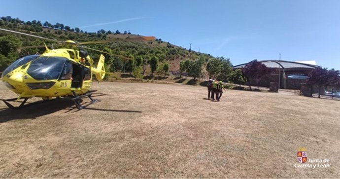 Rescate de una montañera en Picos de Europa.