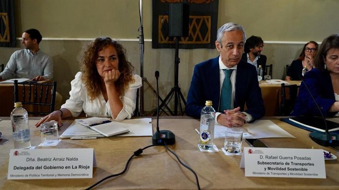 La delegada del Gobierno en La Rioja, Beatriz Arraiz, en su participación en CICAPE