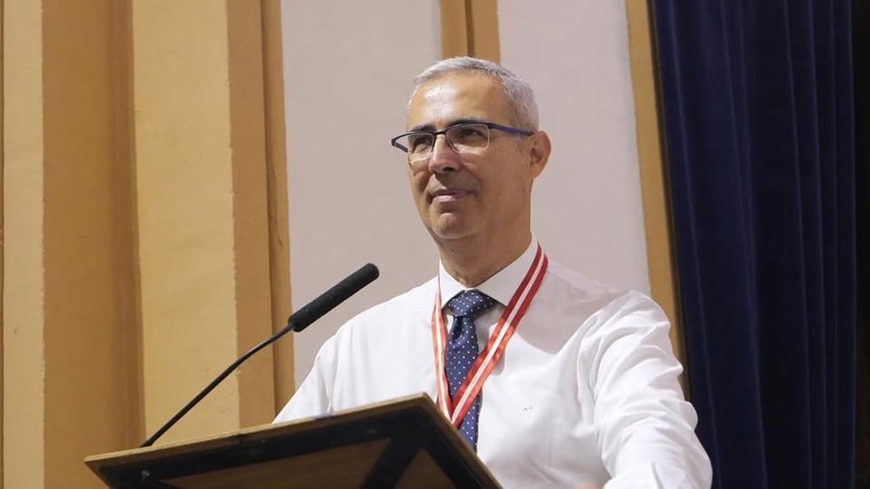 Archivo - El funcionario del Ayuntamiento de El Ejido e historiador de Berja (Almería), Antonio Campos.