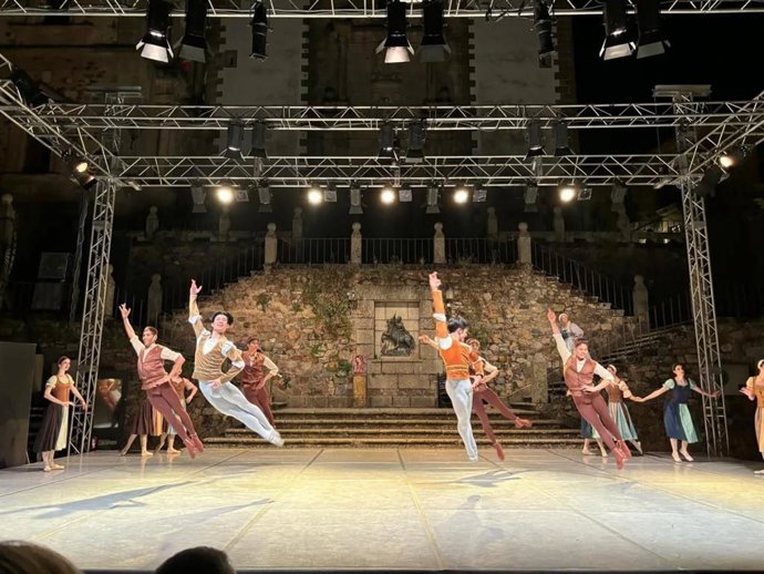 Ballet Romeo y Julieta que inauguró la 37 edición del Festival de Teatro Clásico de Cáceres
