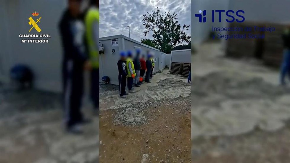 Operación de la Guardia Civil contra una red de explotacion laboral que operaba en el norte de España.